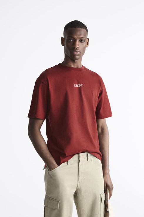 ZR SLOGAN PRINT T-SHIRT